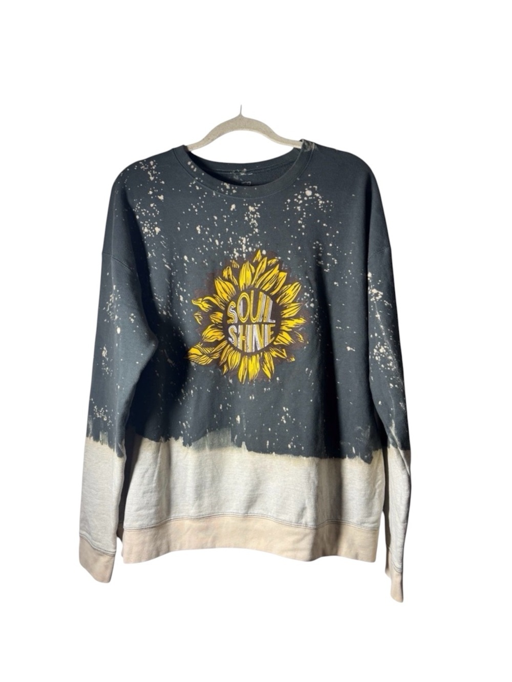 Southern Bliss BLEACHED SWEATSHIRT SOULSHINE Size L